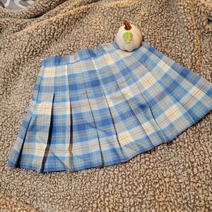 Blue Pleated multi color 💙 Pleated Skirt by Cider. Size M like New.